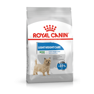 Royal Canin Mini Light Weight Care Adult – Hrană Uscată pentru Câini Adulți de Talie Mică, cu Tendință de Îngrășare – 1 kg